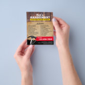 Prospectus 11,4 Cm X 14,2 Cm Promo Handyman Maintenance Services & Réparations (main)