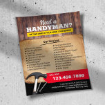 Prospectus 11,4 Cm X 14,2 Cm Promo Handyman Maintenance Services & Réparations<br><div class="desc">Handyman Maintenance Services & Réparations Promotionnels Flyers.</div>