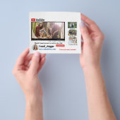 Prospectus 11,4 Cm X 14,2 Cm Promotion de canal Youtube (main)