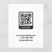 Prospectus 11,4 Cm X 14,2 Cm Promotion immobilière moderne et élégante (Dos)