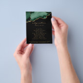 Prospectus 11,4 Cm X 14,2 Cm prospectus vert émeraude (main)