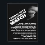 Prospectus 11,4 Cm X 14,2 Cm Public View, Voisinage Community Watch Advert<br><div class="desc">Public View,  Neighborhood Community Watch Publicité Flyer par The Carte de visite Store.</div>