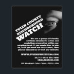 Prospectus 11,4 Cm X 14,2 Cm Public View, Voisinage Community Watch Advert<br><div class="desc">Public View,  Neighborhood Community Watch Publicité Flyer par The Carte de visite Store.</div>