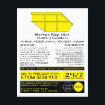 Prospectus 11,4 Cm X 14,2 Cm Publicité de la société Yellow Skip, Skip/Dumpster<br><div class="desc">Yellow Skip,  Skip/Dumpster Company Annonces Publicitaires Par Le Magasin Carte de visite.</div>