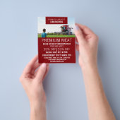 Prospectus 11,4 Cm X 14,2 Cm Publicité Plougher in Field, Farmer & Butcher (main)