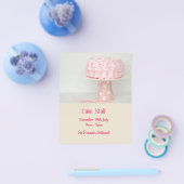 Prospectus 11,4 Cm X 14,2 Cm Publicité pour vente de gâteaux (Simple)