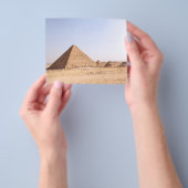 Prospectus 11,4 Cm X 14,2 Cm Pyramides d'Égypte (main)