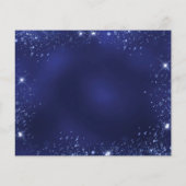 Prospectus 11,4 Cm X 14,2 Cm Quinceanera bleu argent robe budget invitation (Dos)