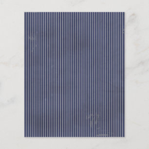 Prospectus 11,4 Cm X 14,2 Cm rayures86 BLANC MARINE FONCÉ BLEU BLANC GRUNGE STR