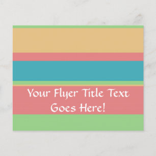 Prospectus 11,4 Cm X 14,2 Cm Rayures de glace à la sherbet