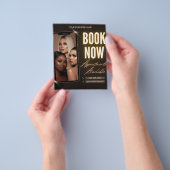 Prospectus 11,4 Cm X 14,2 Cm Réserver Modifiable Rendez-vous Salon Disponible (main)