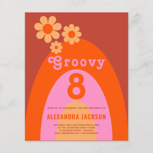 Prospectus 11,4 Cm X 14,2 Cm Retro budget Super 8e anniversaire de fête