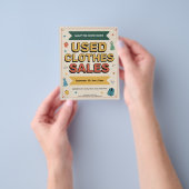 Prospectus 11,4 Cm X 14,2 Cm Retro-Style - Used Clothes Sales  (main)