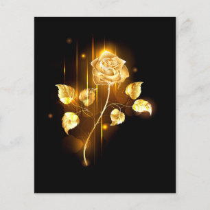 Prospectus 11,4 Cm X 14,2 Cm Rose d'or ( rose dorée )