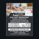 Prospectus 11,4 Cm X 14,2 Cm Roues Potter, Cours Potterie, Potters<br><div class="desc">Roues De Potter,  Cours De Potterie,  Potters Publicité Flyers Par Le Magasin Carte de visite.</div>