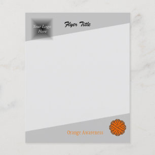 Prospectus 11,4 Cm X 14,2 Cm Ruban aux fleurs orange par Kenneth Yoncich