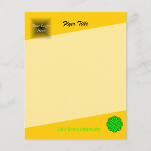 Prospectus 11,4 Cm X 14,2 Cm Ruban de fleur vert citron par Kenneth Yoncich