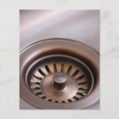 Prospectus 11,4 Cm X 14,2 Cm Sac d'évier en bronze (Devant)