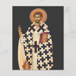 Prospectus 11,4 Cm X 14,2 Cm Saint Timothée, premier évêque chrétien d'Ephes