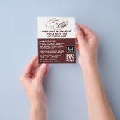 Prospectus 11,4 Cm X 14,2 Cm Sangria classique, mécanique automobile/réparation (main)