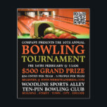 Prospectus 11,4 Cm X 14,2 Cm Scène de Bowling Alley, Tournoi de Bowling À Dix É<br><div class="desc">Scène De Bowling Alley,  Tournoi De Bowling À Dix Épingles Circulaires Publicitaires Par Le Magasin Carte de visite.</div>