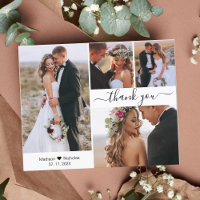 Script de Merci du Mariage de Collage de photos Bu