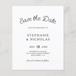 Prospectus 11,4 Cm X 14,2 Cm Script de typographie budgétaire Code QR Enregistr