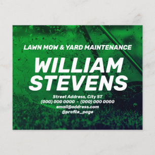 Prospectus 11,4 Cm X 14,2 Cm Service de cour ton vert foncé