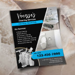 Prospectus 11,4 Cm X 14,2 Cm Service de ménage domestique professionnel<br><div class="desc">Service Professionnel De Nettoyage De Maison De Fille Flyers.</div>