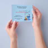 Prospectus 11,4 Cm X 14,2 Cm Service de nettoyage (main)