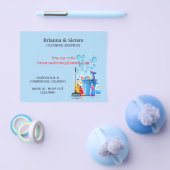 Prospectus 11,4 Cm X 14,2 Cm Service de nettoyage (Simple)