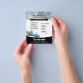 Prospectus 11,4 Cm X 14,2 Cm Service de nettoyage à domicile professionnel (main)