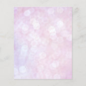 Prospectus 11,4 Cm X 14,2 Cm Service de nettoyage rose Circulaire (Dos)