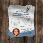 Prospectus 11,4 Cm X 14,2 Cm Service Notaire Mobile Parties scintillant Argent<br><div class="desc">Service Notaire Mobile Flyers Photo Parties scintillant Bleu & Argent.</div>