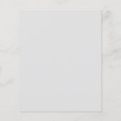 Prospectus 11,4 Cm X 14,2 Cm Service Notaire Mobile Parties scintillant Argent (Dos)