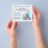 Prospectus 11,4 Cm X 14,2 Cm Services de nettoyage (main)