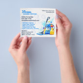 Prospectus 11,4 Cm X 14,2 Cm Services de nettoyage (main)