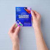 Prospectus 11,4 Cm X 14,2 Cm Services de nettoyage moderne prospectus (main)