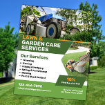 Prospectus 11,4 Cm X 14,2 Cm Services d'entretien de pelouse et de jardin<br><div class="desc">Présentez notre brochure d'affaires Premium Lawn and Garden Care Service - l'outil parfait pour mettre en valeur l'excellence de vos services! Faites une impression durable grâce à un prospectus d'entreprise de service de jardinage et de pelouse qui en dit long sur votre engagement envers l'excellence! Photos et textes sont personnalisables...</div>