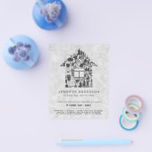 Prospectus 11,4 Cm X 14,2 Cm Services modernes de nettoyage gris (Simple)