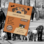 Prospectus 11,4 Cm X 14,2 Cm Services pour animaux<br><div class="desc">Conçu pour le propriétaire du service aux animaux de compagnie. Ce produit constitue un excellent moyen de faire connaître votre entreprise de services aux animaux de compagnie. Le texte est entièrement personnalisable. Par 1Bizchoice (droits réservés).</div>