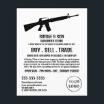 Prospectus 11,4 Cm X 14,2 Cm Silhouette de fusil, forgeron, publicité de magasi<br><div class="desc">Rifle Silhouette,  Gunsmith,  Gunstore Circulaires Publicitaires Par Le Magasin Carte de visite.</div>