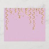 Prospectus 11,4 Cm X 14,2 Cm Simple Lavender Budget Couples Douche Invitation (Dos)