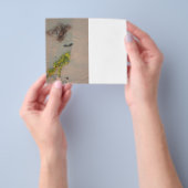 Prospectus 11,4 Cm X 14,2 Cm Sirène dans le sable (main)