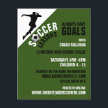Prospectus 11,4 Cm X 14,2 Cm Soccer Strike, Soccer Lesson Advertising<br><div class="desc">Soccer Strike,  Soccer Lessons Advertising Flyers By The Business Card Store.</div>
