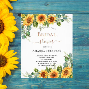 Prospectus 11,4 Cm X 14,2 Cm Soleil de douche nuptiale budget eucalyptus