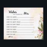 Prospectus 11,4 Cm X 14,2 Cm Souhaite bientôt être Mme Christmas Shower Card Fl<br><div class="desc">Souhaite bientôt être la carte de douche de Noël de Mme. Pour une personnalisation supplémentaire (changer d'autres termes, couleur de police, style de police), cliquez sur personnaliser, faites défiler vers le bas et cliquez sur le lien "cliquer pour customiser plus loin". ~ Vérifier la collection pour les jeux, invitations, signes...</div>