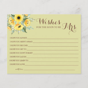 Prospectus 11,4 Cm X 14,2 Cm Souhaite que le Bientôt être Mme carte de Fête des