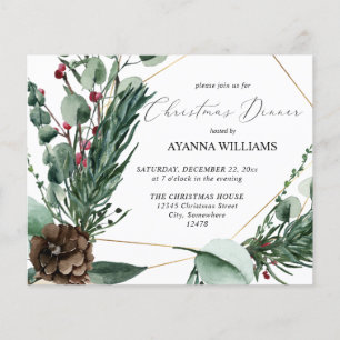 Prospectus 11,4 Cm X 14,2 Cm Souper de Noël Budget Winter Berries & Pine