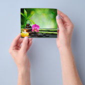 Prospectus 11,4 Cm X 14,2 Cm Spa bien-être massage beauté Circulaire (main)